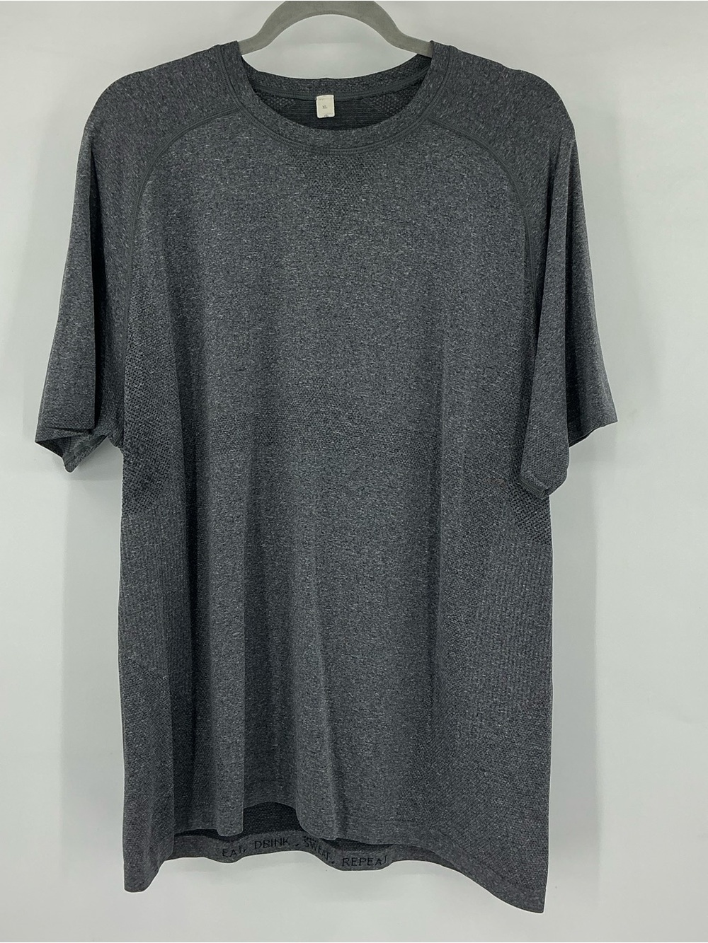 lululemon athletica Dark Heather Gray Crew Tee